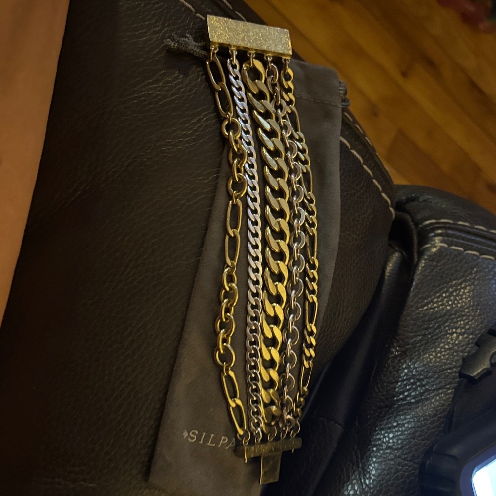 Silpada Mixed Metal Chain Bracelet